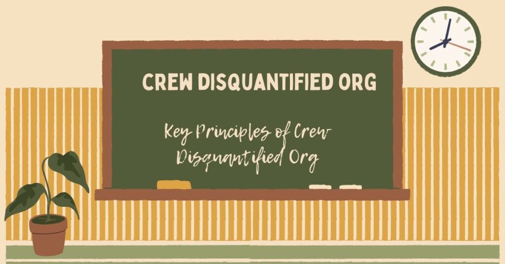 crew disquantified org
