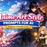 anime art style prompts for AI